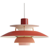 Image de Louis Poulsen - Suspension PH - Rouge - Aluminium - Designer Poul Henningsen