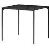 Image de AYTM - Table carrée Novo - Noir - Aluminium thermolaqué - Designer Rasmus Falkenberg