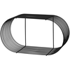 Image de AYTM - Etagère murale Curva - Noir - Acier