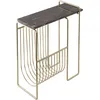 Image de AYTM - Table d'appoint Sino - Or - Marbre