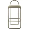Image de AYTM - Tabouret de bar rembourré Angui - Beige - Polyester recyclé