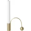 Image de Ferm Living - Bougeoir Bougeoirs - Or - Laiton massif