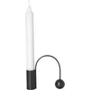 Image de Ferm Living - Bougeoir Bougeoirs - Noir - Laiton bruni
