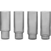 Image de Ferm Living - Verre long drink Ripple - Transparent - Verre soufflé bouche - Designer Trine Andersen
