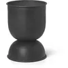 Image de Ferm Living - Pot de fleurs Hourglass - Noir - Métal vieilli - Designer Trine Andersen