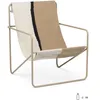 Image de Ferm Living - Fauteuil Désert - Beige - Tissu recyclé - Designer Trine Andersen