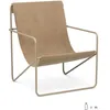 Image de Ferm Living - Fauteuil Désert - Beige - Tissu recyclé - Designer Trine Andersen