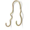 Image de Ferm Living - Patère Curvature - Métal - Laiton massif - Designer Trine Andersen