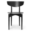 Image de Ferm Living - Chaise Herman - Noir - Placage de frêne peint - Designer Herman Studio