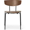 Image de Ferm Living - Chaise empilable Herman - Bois naturel - Acier thermolaqué - Designer Herman Studio