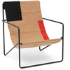 Image de Ferm Living - Fauteuil Désert - Beige - Tissu recyclé - Designer Trine Andersen