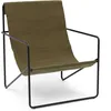Image de Ferm Living - Fauteuil Désert - Vert - Tissu recyclé - Designer Trine Andersen