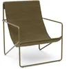Image de Ferm Living - Fauteuil Désert - Vert - Tissu recyclé - Designer Trine Andersen