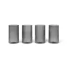 Image de Ferm Living - Verrine Ripple - Gris - Verre soufflé bouche - Designer Trine Andersen