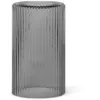 Image de Ferm Living - Verre Ripple - Gris - Verre soufflé bouche - Designer Trine Andersen