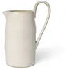 Image de Ferm Living - Carafe Flow - Blanc - Porcelaine émaillée