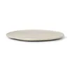 Image de Ferm Living - Assiette Flow - Blanc - Porcelaine émaillée