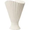 Image de Ferm Living - Vase Fountain - Blanc - Grès - Designer Trine Andersen
