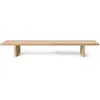 Image de Ferm Living - Console basse Kona - Bois naturel - Placage de chêne laqué