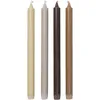 Image de Ferm Living - Bougie longue Bougeoirs - Multicolore - Stéarine végétale - Designer Trine Andersen