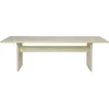 Image de Ferm Living - Table rectangulaire Rink - Beige - MDF laqué