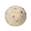 Image de Ferm Living - Pouf enfant The World - Blanc - Coton organique - Designer Trine Andersen