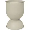 Image de Ferm Living - Pot de fleurs Hourglass - Beige - Fer