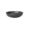 Image de Ferm Living - Assiette creuse Flow - Noir - Grès émaillé