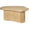 Image de Ferm Living - Table basse Isola - Bois naturel - Rotin