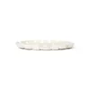Image de Ferm Living - Plat de service Plait - Blanc - Céramique émaillée - Designer Trine Andersen