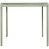 Image de Ferm Living - Table carrée Dapple - Vert - Acier galvanisé thermolaqué - Designer Says Who