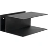 Image de Ferm Living - Table de chevet murale Lager - Noir - Fer thermolaqué