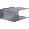 Image de Ferm Living - Table de chevet murale Lager - Argent - Aluminium brossé