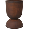 Image de Ferm Living - Pot de fleurs Hourglass - Marron - Acier - Designer Trine Andersen