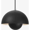 Image de &tradition - Suspension FlowerPot - Noir - Aluminium laqué - Designer Verner Panton