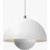 Image de &tradition - Suspension FlowerPot - Blanc - Aluminium laqué - Designer Verner Panton