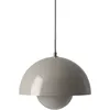 Image de &tradition - Suspension FlowerPot - Gris - Aluminium laqué - Designer Verner Panton