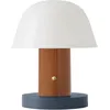 Image de &tradition - Lampe sans fil rechargeable Setago - Marron - Polycarbonate moulé - Designer Jaime Hayón