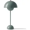 Image de &tradition - Lampe de table FlowerPot - Gris - Aluminium laqué - Designer Verner Panton