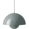 Image de &tradition - Suspension FlowerPot - Gris - Aluminium laqué - Designer Verner Panton