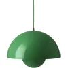 Image de &tradition - Suspension FlowerPot - Vert - Aluminium laqué - Designer Verner Panton
