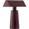 Image de &tradition - Lampe sans fil rechargeable Caret - Violet - Acier laqué - Designer Matteo Fogale
