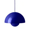 Image de &tradition - Suspension FlowerPot - Bleu - Acier laqué - Designer Verner Panton