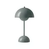 Image de &tradition - Lampe sans fil rechargeable FlowerPot - Bleu - Polycarbonate - Designer Verner Panton