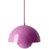 Image de &tradition - Suspension FlowerPot - Rose - Acier laqué - Designer Verner Panton
