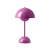 Image de &tradition - Lampe sans fil rechargeable FlowerPot - Rose - Polycarbonate - Designer Verner Panton