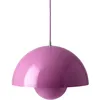 Image de &tradition - Suspension FlowerPot - Rose - Acier laqué - Designer Verner Panton