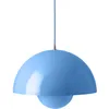 Image de &tradition - Suspension FlowerPot - Bleu - Acier laqué - Designer Verner Panton