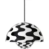 Image de &tradition - Suspension FlowerPot - Noir - Acier laqué - Designer Verner Panton