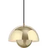 Image de &tradition - Suspension FlowerPot - Métal - Acier plaqué laiton - Designer Verner Panton